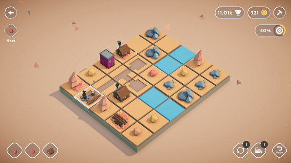 Игра Teeny Tiny Town, скриншот