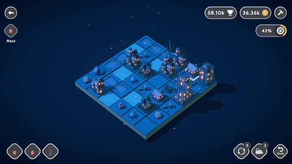 Игра Teeny Tiny Town, скриншот