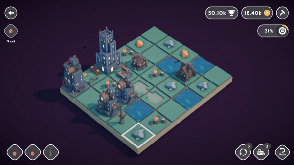 Игра Teeny Tiny Town, скриншот