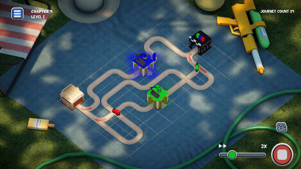 Игра Teeny Tiny Trains, скриншот