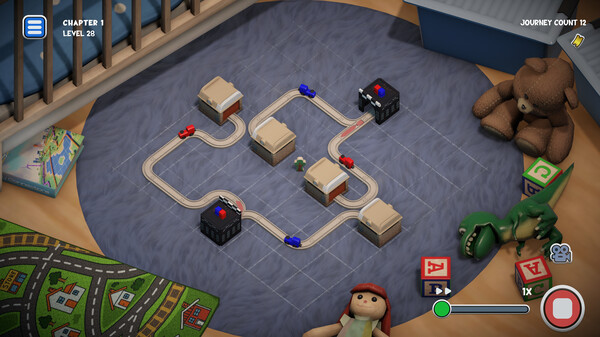Игра Teeny Tiny Trains, скриншот