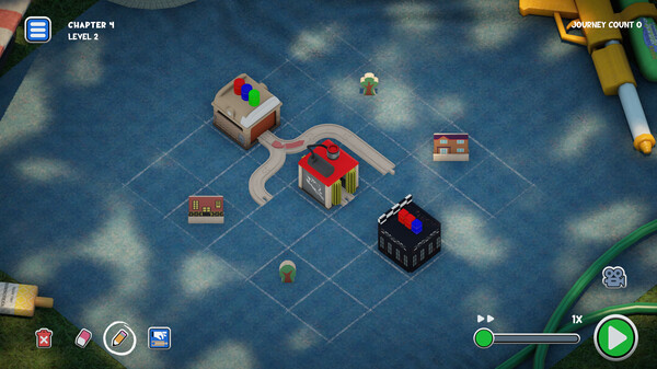 Игра Teeny Tiny Trains, скриншот