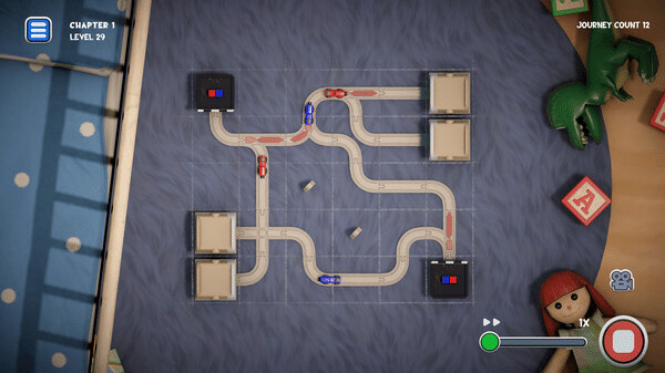 Игра Teeny Tiny Trains, скриншот