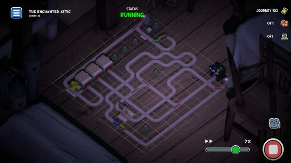 Игра Teeny Tiny Trains - The Enchanted Attic, скриншот