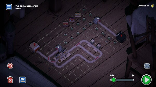 Игра Teeny Tiny Trains - The Enchanted Attic, скриншот