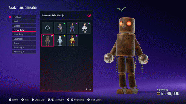 Игра TEKKEN 8 - Avatar Skin: Mokujin, скриншот