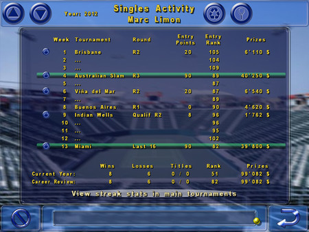 Игра Tennis Elbow 2013, скриншот