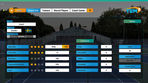 Игра Tennis Elbow Manager 2, скриншот