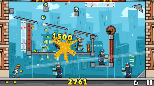 Игра Tennis in the Face, скриншот