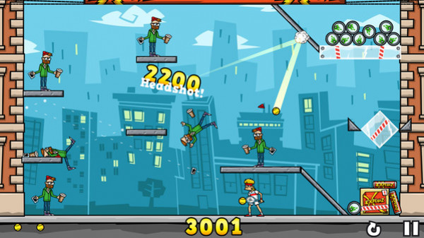 Игра Tennis in the Face, скриншот