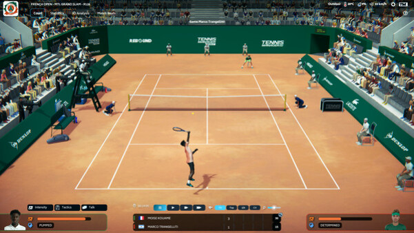 Игра Tennis Manager 25, скриншот