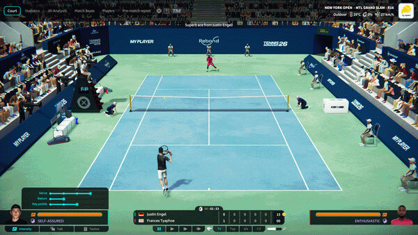 Игра Tennis Manager 26, скриншот