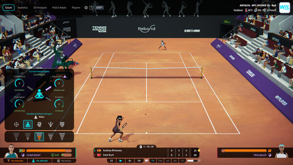 Игра Tennis Manager 26, скриншот