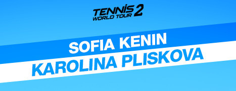 Игра Tennis World Tour 2 - Sofia Kenin & Karolina Pliskova, скриншот