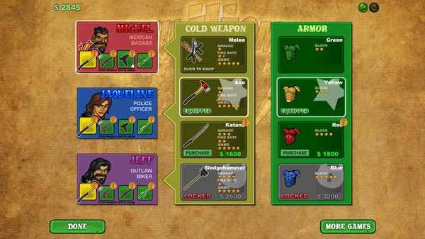 Игра Tequila Zombies 3, скриншот