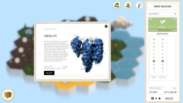 Игра Terroir, скриншот