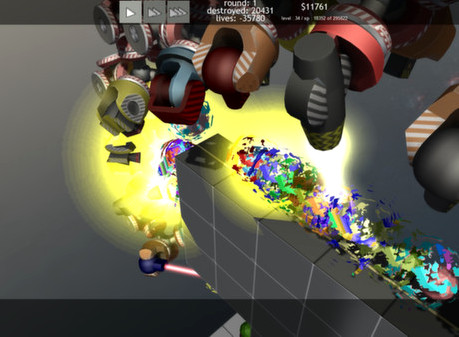 Игра Terrorhedron Tower Defense, скриншот