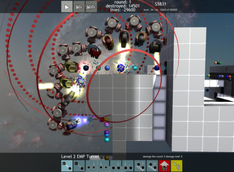 Игра Terrorhedron Tower Defense, скриншот