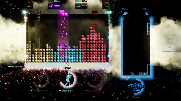 Игра Tetris Effect: Connected, скриншот