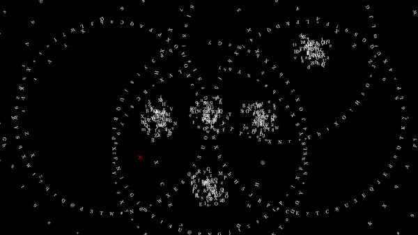 Игра Text Wormhole, скриншот