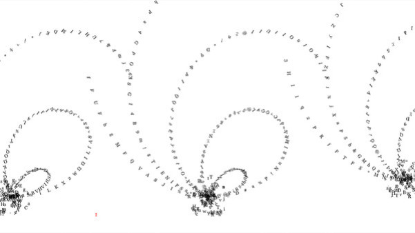 Игра Text Wormhole, скриншот