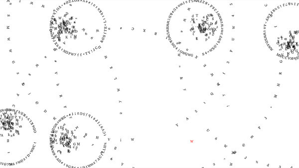 Игра Text Wormhole, скриншот