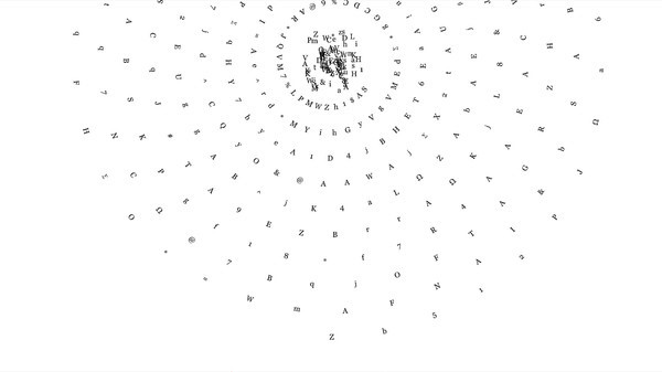 Игра Text Wormhole, скриншот