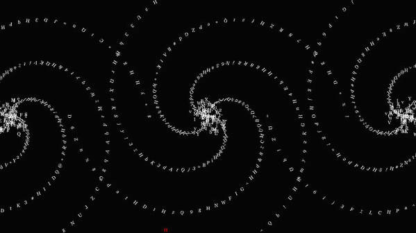 Игра Text Wormhole, скриншот