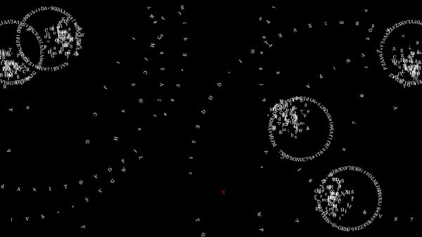 Игра Text Wormhole, скриншот