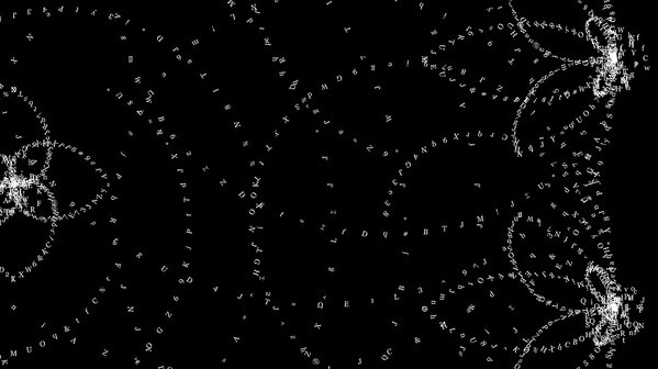 Игра Text Wormhole, скриншот