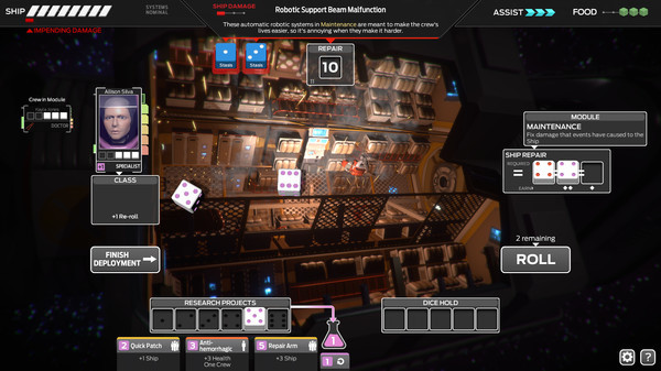 Игра Tharsis, скриншот