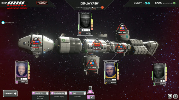 Игра Tharsis, скриншот