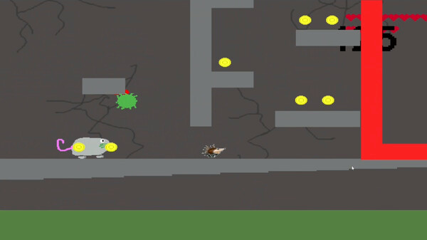 Игра The Adventure of Sunny the hedgehog, скриншот