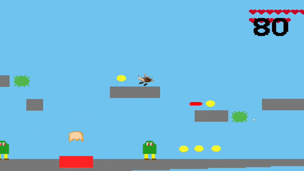 Игра The Adventure of Sunny the hedgehog, скриншот