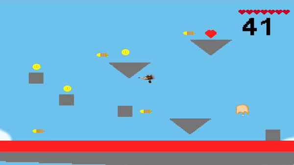 Игра The Adventure of Sunny the hedgehog, скриншот