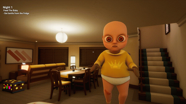 Игра The Baby In Yellow, скриншот