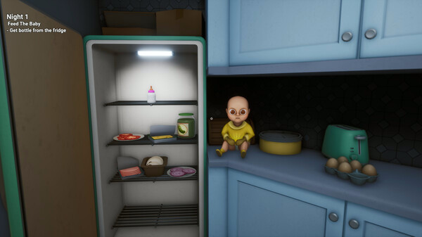 Игра The Baby In Yellow, скриншот