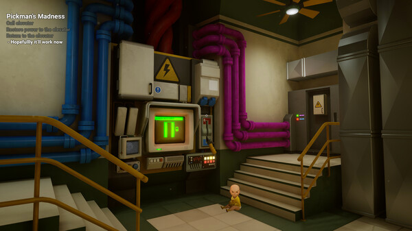 Игра The Baby In Yellow, скриншот