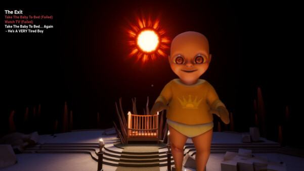 Игра The Baby In Yellow, скриншот