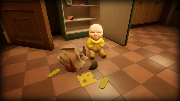 Игра The Baby In Yellow, скриншот