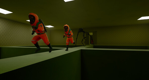 Игра The Backrooms Multiplayer, скриншот