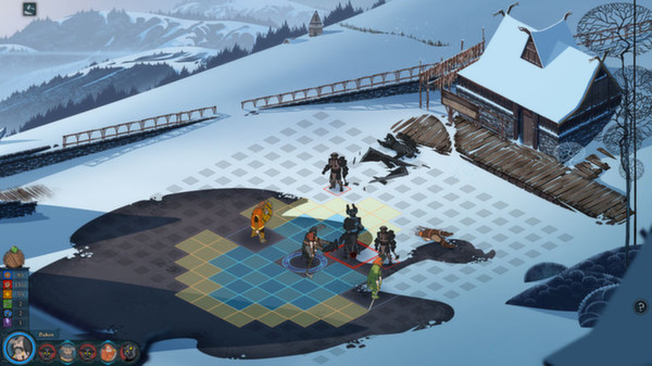 Игра The Banner Saga, скриншот