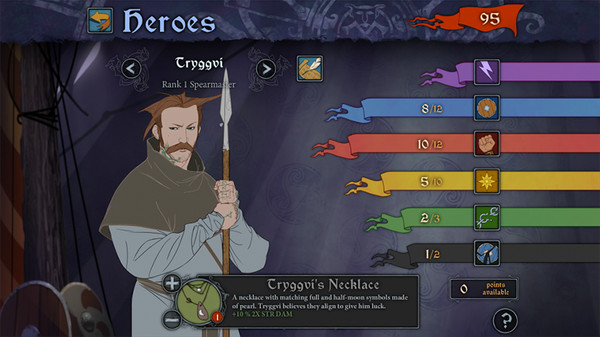 Игра The Banner Saga, скриншот
