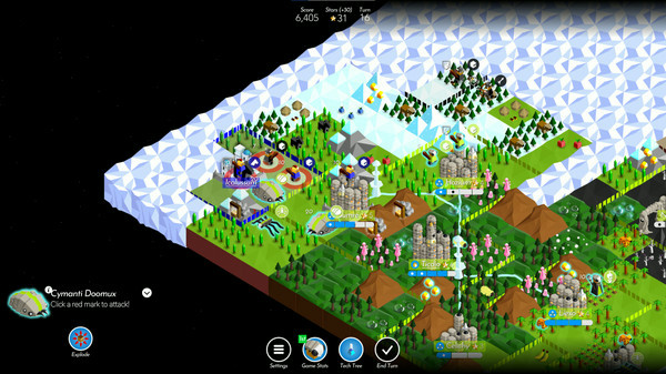 Игра The Battle of Polytopia - Cymanti Tribe, скриншот