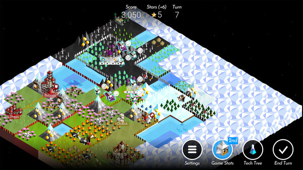 Игра The Battle of Polytopia, скриншот