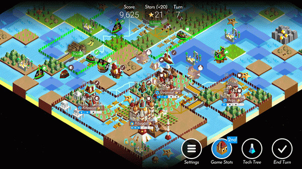 Игра The Battle of Polytopia, скриншот