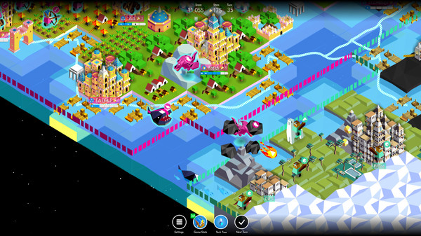 Игра The Battle of Polytopia - ∑∫ỹriȱŋ Tribe, скриншот