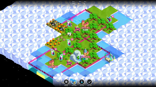 Игра The Battle of Polytopia - ∑∫ỹriȱŋ Tribe, скриншот