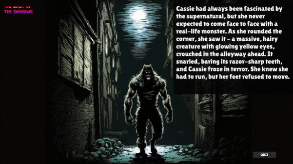 Игра The Beast in the Shadows, скриншот