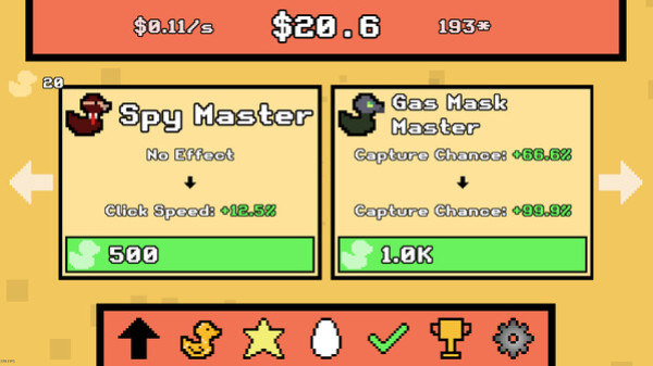 Игра The Best Duck Clicker, скриншот